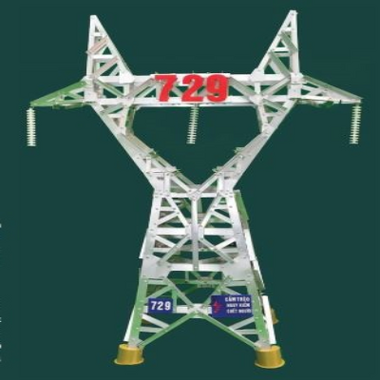 Mô hình trụ tháp sắt số 729