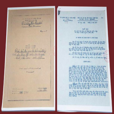 Biên bản bàn giao hãng bia B.G.I của Pháp cho Công ty Rượu Bia và Nước giải khát Miền Nam tiếp quản